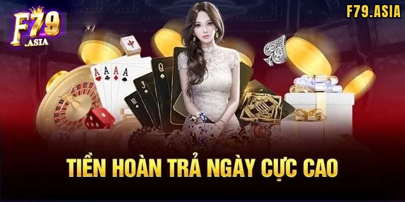 Khuyến mãi F79 Hoàn tiền không giới hạn tại tất cả các sân
