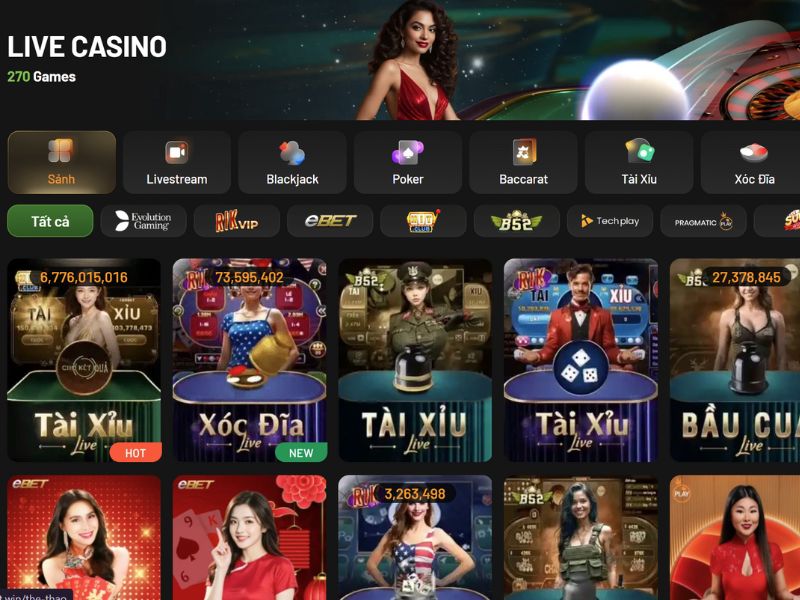 Casino trực tuyến hấp dẫn